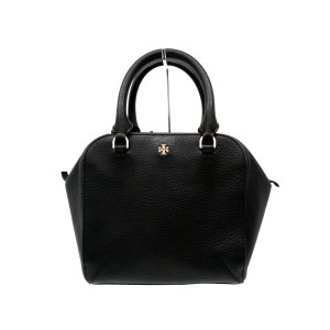 トリーバーチ TORY BURCH ハンドバッグ レディース - 黒 レザー【中古】20240404