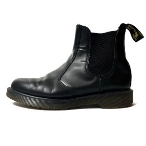 ドクターマーチン Dr.Martens ショートブーツ EU 41 メンズ - 黒 サイドゴア レザー×化学繊維【中古】20240416