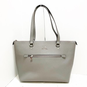 コーチ COACH トートバッグ レディース ギャラリー トート F79608 ダークグレー レザー【中古】20240501