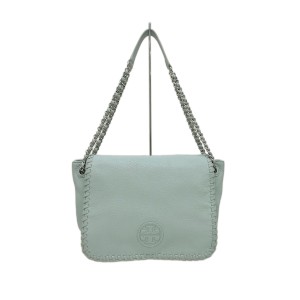 トリーバーチ TORY BURCH ショルダーバッグ レディース - ライトブルー チェーンショルダー レザー【中古】20240428