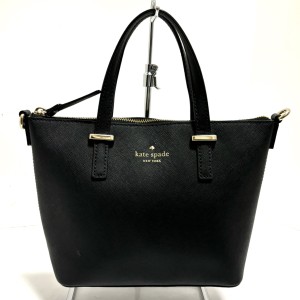 ケイトスペード Kate spade ハンドバッグ レディース 美品 - PXRU5975 黒 レザー【中古】20240407