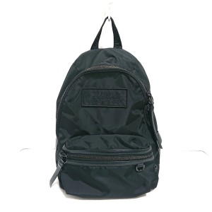 マークジェイコブス MARC JACOBS リュックサック レディース - M0016065 黒 THE BACK PACK ナイロン×レザー【中古】20240406