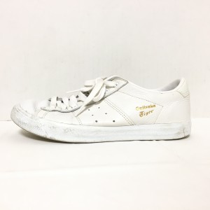 アシックス・オニツカタイガー asics Onitsuka Tiger スニーカー 23 レディース - 白 レザー【中古】20240409