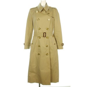 バーバリーロンドンイングランド BURBERRY LONDON ENGLAND トレンチコート レディース 美品 - ベージュ 長袖/秋/春 綿【中古】20240402