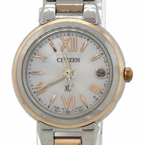 シチズン CITIZEN 腕時計 美品 XC(クロスシー) H060-T025056 レディース ベージュ【中古】20240404