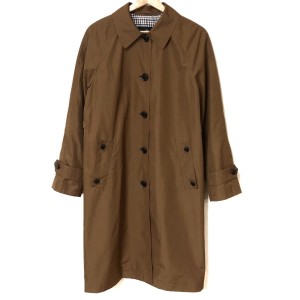 アクアスキュータム Aquascutum コート サイズ8 M レディース - ブラウン 長袖/春/秋【中古】20240424