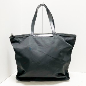 アニヤハインドマーチ Anya Hindmarch ショルダーバッグ レディース - 黒 ナイロン×レザー【中古】20240501