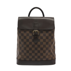 ルイヴィトン LOUIS VUITTON リュックサック ダミエ レディース ソーホー N51132 エベヌ ダミエ・キャンバス【中古】20240413