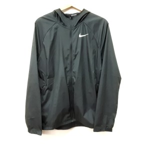 ナイキ NIKE ブルゾン サイズL メンズ 美品 - 黒 長袖/ジップアップ/春/秋【中古】20240412