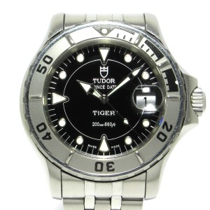 チューダー/チュードル TUDOR 腕時計 プリンスデイト タイガー 89190 メンズ SS/11コマ 黒【中古】20240420