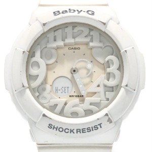 カシオ CASIO 腕時計 Baby-G BGA-131 レディース 白×アイボリー【中古】20240414