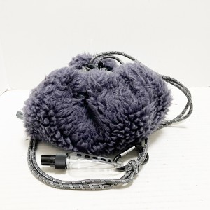 サカイ Sacai ショルダーバッグ レディース Dumpling Bag 22-0430S ダークグレー リバーシブル【中古】20240501