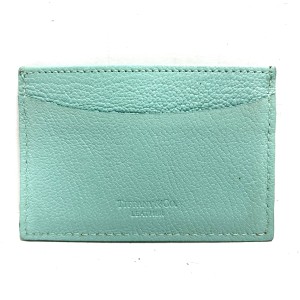 ティファニー TIFFANY&Co. カードケース レディース 1837 ティファニーブルー レザー【中古】20240423