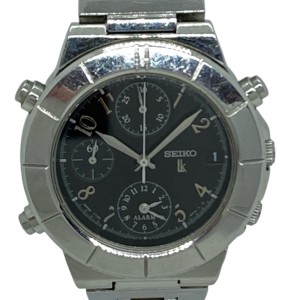 セイコー SEIKO 腕時計 LUKIA(ルキア) 7T32-6K80 レディース 黒【中古】20240408