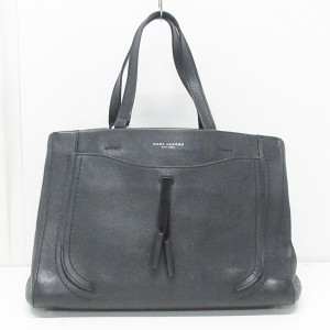 マークジェイコブス MARC JACOBS トートバッグ レディース 黒 レザー【中古】20240425