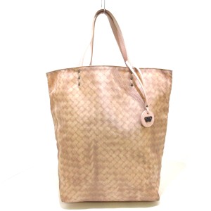 ボッテガヴェネタ BOTTEGA VENETA トートバッグ レディース イントレッチオリュージョン BO1974657P ピンク ナイロン【中古】20240511