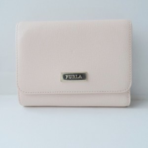 フルラ FURLA 3つ折り財布 レディース - ライトピンク レザー【中古】20240418