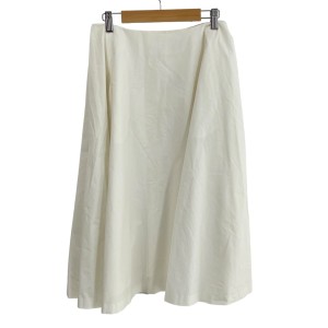 エンフォルド ENFOLD ロングスカート サイズ38 M レディース 美品 - 白【中古】20240501