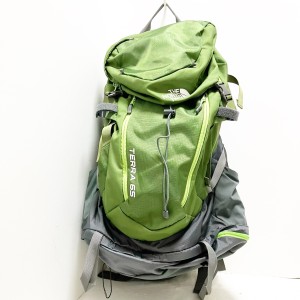 ノースフェイス THE NORTH FACE リュックサック レディース - カーキ ナイロン【中古】20240516