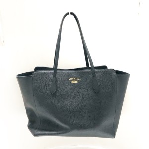 グッチ GUCCI トートバッグ レディース スウィング 354397 黒 レザー【中古】20240414