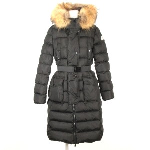 モンクレール MONCLER ダウンコート サイズ2 M レディース KHLOE(クロエ) 黒 長袖/冬 ダウン、ナイロン【中古】20240417