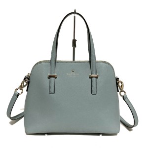 ケイトスペード Kate spade ハンドバッグ レディース - PXRU4471 ライトブルー レザー【中古】20240511