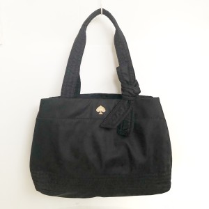 ケイトスペード Kate spade トートバッグ レディース - PXRU4224 黒 ナイロン【中古】20240508