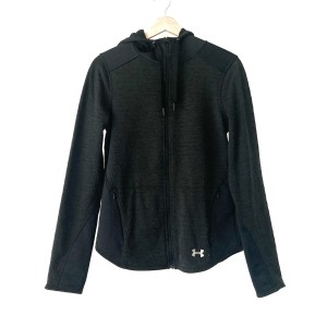 アンダーアーマー UNDER ARMOUR ブルゾン サイズP M レディース - ダークグレー 長袖/春/秋【中古】20240410