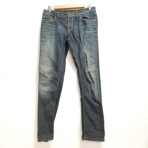 ヌーディージーンズ NudieJeans ジーンズ サイズ29 メンズ - ネイビー フルレングス/ダメージ加工【中古】20240511