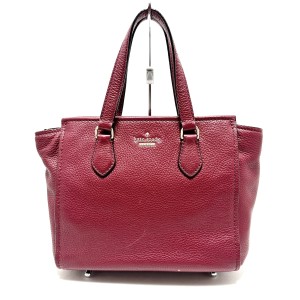 ケイトスペード Kate spade ハンドバッグ レディース - ボルドー レザー【中古】20240425