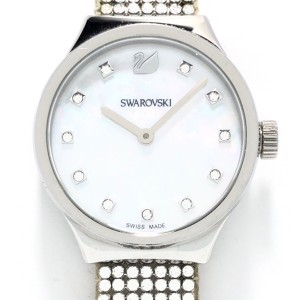 スワロフスキー SWAROVSKI 腕時計 - レディース アイボリー【中古】20240416