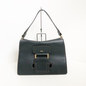 フルラ FURLA ハンドバッグ レディース - 黒 レザー【中古】20240417