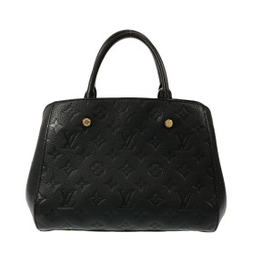 ルイヴィトン LOUIS VUITTON ハンドバッグ モノグラム・アンプラント レディース モンテーニュBB M41053 ノワール【中古】20240508