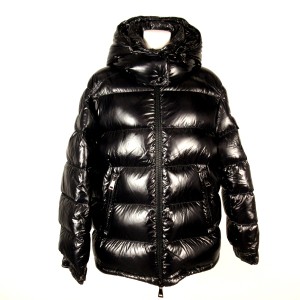 モンクレール MONCLER ダウンジャケット サイズ0 XS レディース 美品 MAIRE(マイレ) 黒 長袖/冬 ダウン、ナイロン【中古】20240423