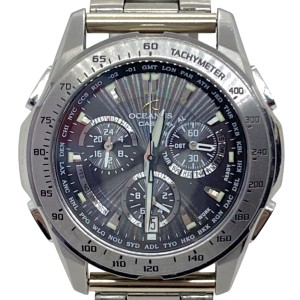 カシオ CASIO 腕時計 OCEANUS(オシアナス) OCW-M800 メンズ タフソーラー/電波 黒【中古】20240420