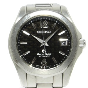 グランドセイコー GrandSeiko 腕時計 メカニカル 9S55-0050 / SBGR019 メンズ SS 黒【中古】20240416