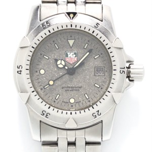 タグホイヤー TAG Heuer 腕時計 プロフェッショナル200 959.708G-2 レディース グレー【中古】20240419