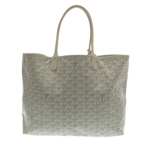 ゴヤール GOYARD トートバッグ レディース サンルイPM STLOUIPMLTY50CL50P 白×ライトグレー×ダークグレー【中古】20240509