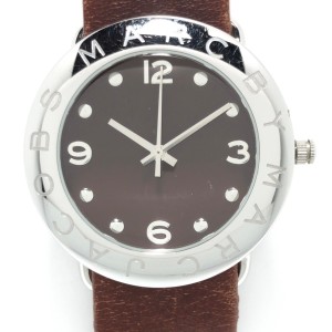 マークジェイコブス MARC BY MARC JACOBS 腕時計 - MBM1139 レディース ダークブラウン【中古】20240420