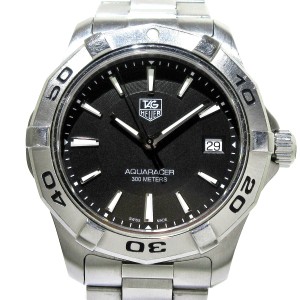 タグホイヤー TAG Heuer 腕時計 アクアレーサー WAP1110 メンズ SS 黒【中古】20240418