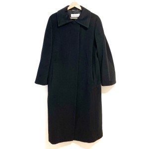 マックスマーラ Max Mara コート サイズ36 S レディース - 黒 長袖/冬 ウール、カシミヤ【中古】20240509