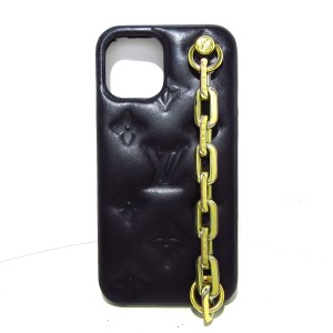 ルイヴィトン LOUIS VUITTON 携帯電話ケース クッサン レディース IPHONEバンパークッサン12 M81116 ノワール【中古】20240427