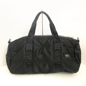 ポーター PORTER/吉田 ボストンバッグ レディース タンカー 622-76990 黒 本体ロックなし【中古】20240508