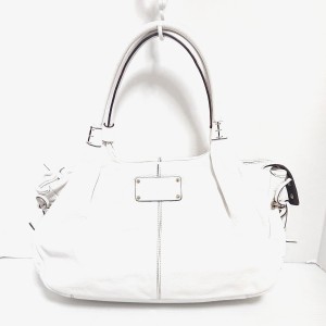 ケイトスペード Kate spade ハンドバッグ レディース - PXRU0149 白 レザー【中古】20240502