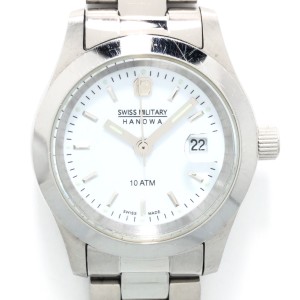 スイスミリタリー SWISS MILITARY 腕時計 - 02019L レディース 白【中古】20240423