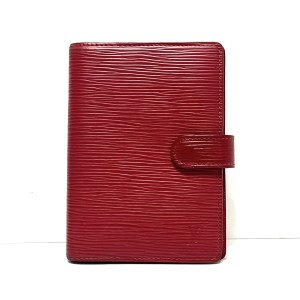 ルイヴィトン LOUIS VUITTON 手帳 エピ レディース アジェンダPM R2005E ルージュ【中古】20240426