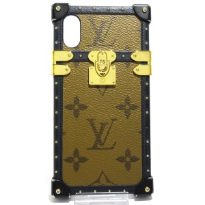 ルイヴィトン LOUIS VUITTON 携帯電話ケース モノグラムリバース レディース アイトランクライトIPHONEX&XS M67893【中古】20240527