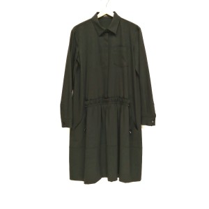 ジルサンダー JILSANDER ワンピース サイズ38 S レディース - ダークネイビー 長袖/ひざ丈【中古】20240514