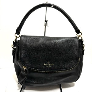 ケイトスペード Kate spade ハンドバッグ レディース コブル ヒル スモール デビン PXRU5153 黒 レザー【中古】20240508