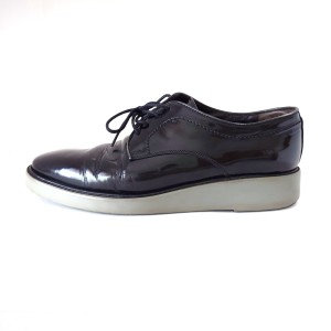 ランバン LANVIN シューズ メンズ - 黒 レザー【中古】20240509